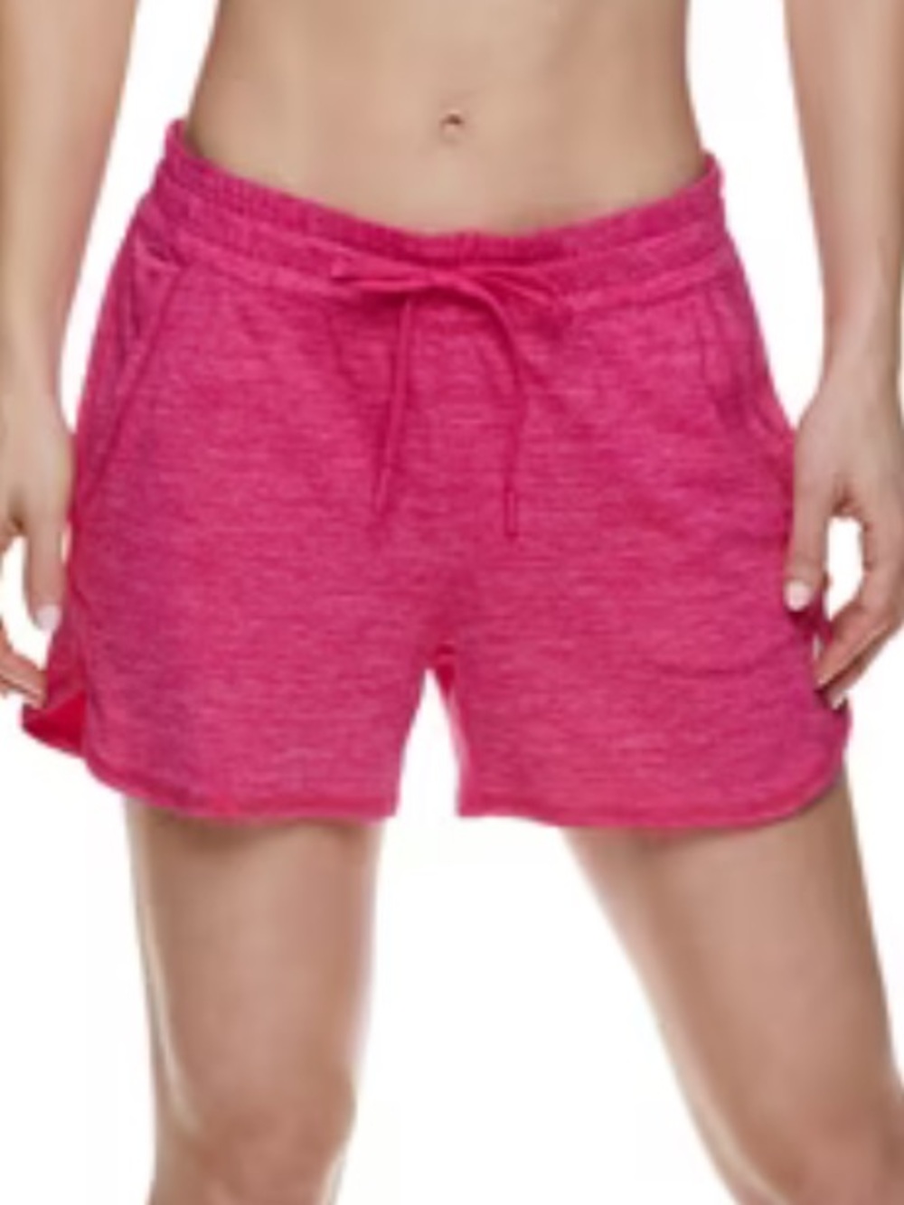 Athletic Works Pink Drawstring Athletic Shorts